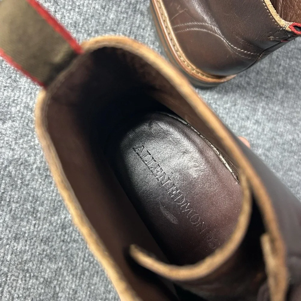 Allen Edmonds Patton Weatherproof Mens Boots 9 EEE Brown Dainite Sole 4098